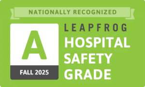 Leapfrog Hospital Safety Grade A Award Logo